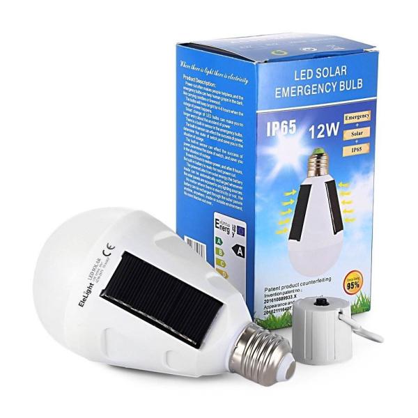 Quality 1200mah Solar Emergency Lights Rechargeable Solar Light Bulb IP65 for sale