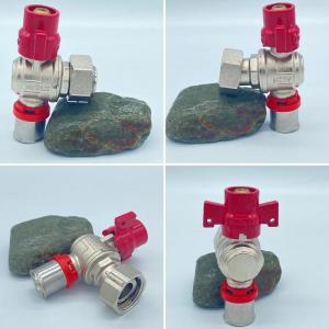 Lockable Brass Union Ball Valve With Press Connector 1/2" - 1"
