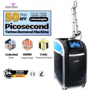 Wholesale ODM Pico Laser Tattoo Removal Machine 3000W Three Treatment Probes from china suppliers