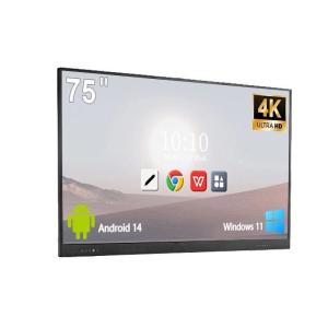 China 75 Android14.0 APPs Interactive Touch Screen Presentation Board LCD Style For Business Meetings Whiteboard on sale