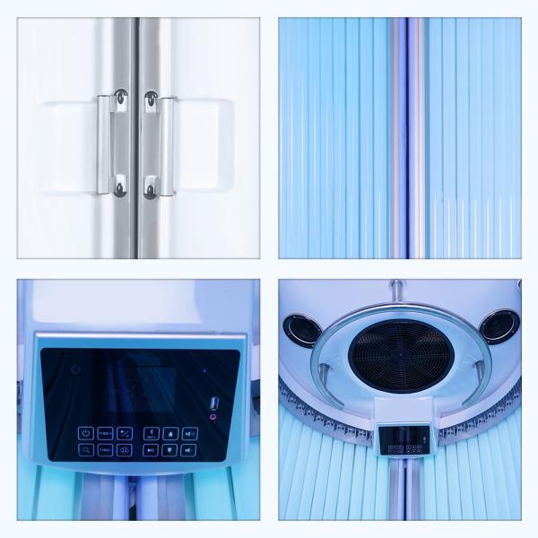 Standing 44pcs Tubes Solarium Tanning Machine