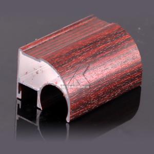 Wholesale No Distortion Wardrobe Aluminium Profile 3D Wood Grain Finish Brightly Colored from china suppliers