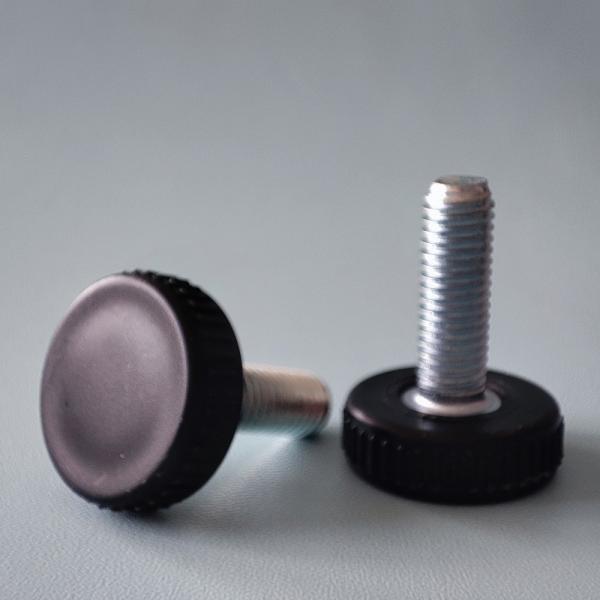 Quality Knurled Flat Head Thumb Screw M8X25mm Plain Finish Customized for sale