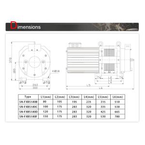 Lift Gearless Traction Machine For Room - Less / Elevator Motor