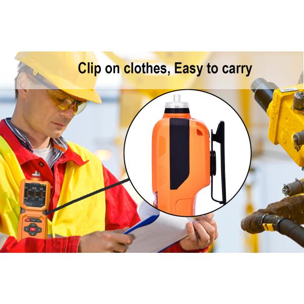 MS600 Zetron Handheld Multi Gas Detector PID Detection Built In Pump With LCD Display