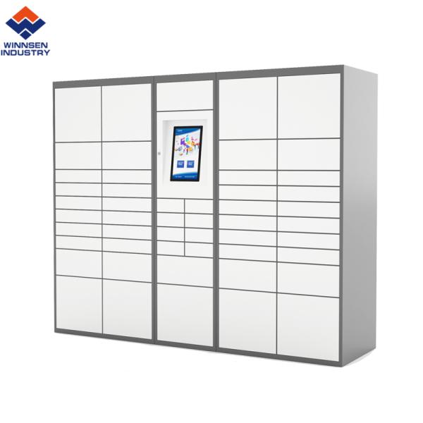 Instant Unlock Weatherproof Parcel Locker With Facial Recognition With Touch