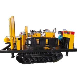 Cralwer Type Static Cone Penetrometer CPT Anchoring Machine for test QC, FS,U