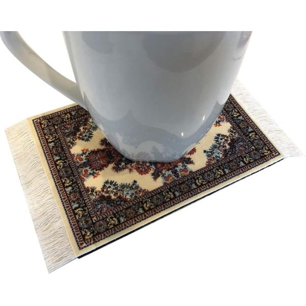 CM-007 Rubber Back Coasters Table Cover Oriental Fabric Mat Drink Mats Coaster