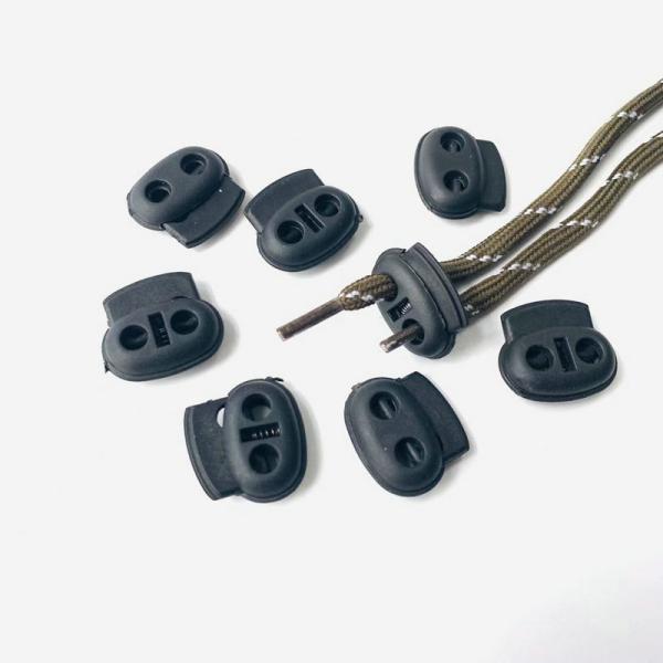 High quality Nylon Cord ender spring Rope toggle plastic stopper in colors for garment