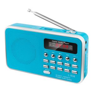 Universal FM AM Portable Radio Player White Color Battery Operated