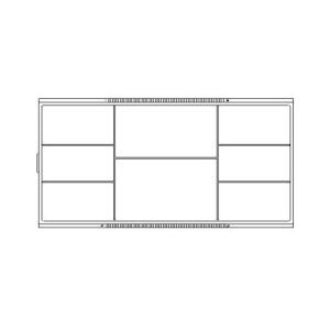 Custom High Contrast HTN LCD Display Treadmill Touch Screen With Zebra