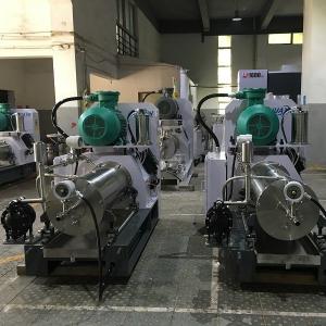 Pesticid SC Production High Production Capacity 60L Horizontal Bead Mill With