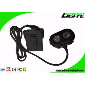 Antistatic LED Mining Cap Lamp 15000lux Brightness With Tracking Technology