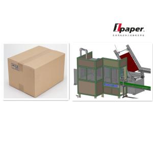 Buy cheap Case Packer Cosmetic Packing Production Line 400 - 600 L / min 0.5 - 0.7 MPa from wholesalers