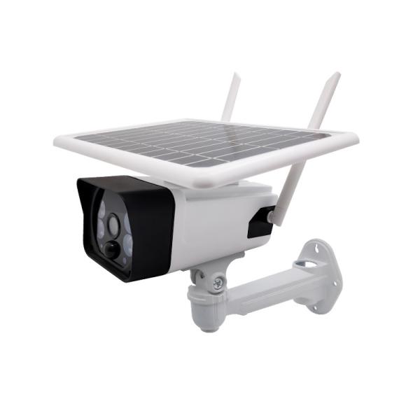 Quality CCTV Security IP66 HD 1080P Outdoor Wireless PIR Sensor Wireless Surveillance IP Camera Solar Powered Bullet Camera for sale