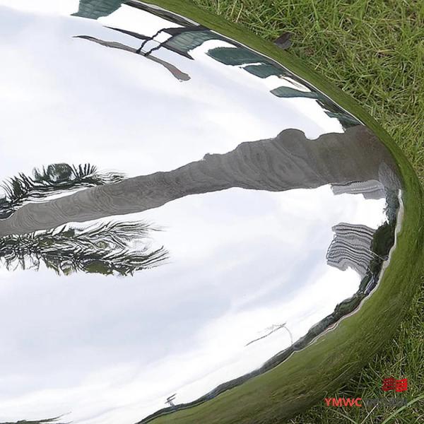 Stainless Steel Modern Style Art Furniture with Pebble Fountain and Mirror Surface