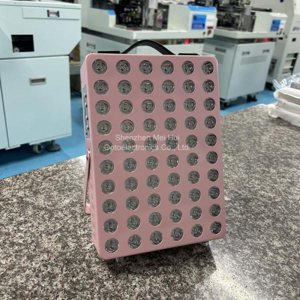 Wrinkle Remover 660nm 850nm Pink Led Light Therapy Machine with 45mW/cm2 Irradiance