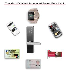 Electronic Outdoor Keypad Door Lock , Entry Door Locks High Security Silver