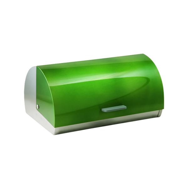 Customized Powder Coating Kitchen Bread Box , Metal Bread Tin Storage