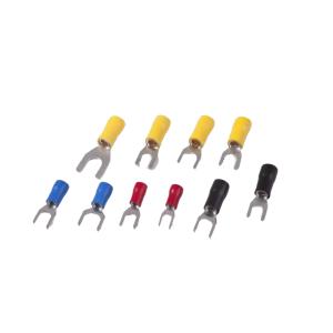 Coated Tin Crimp Cable Ring Terminals UL Insulated Red Ring Terminal Copper