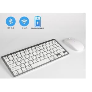 Recharge Bluetooth 5.0 2.4Ghz USB Receiver Wireless Keyboard And Mouse Set