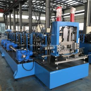 Wholesale 10 - 3.0mm CZ Purlin Roll Forming Machine Flange And Web Change By Automatically from china suppliers