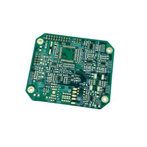 Custom Multilayer FR4 High Frequency Pcb With OSP And Black Screen Printed Test Fixture