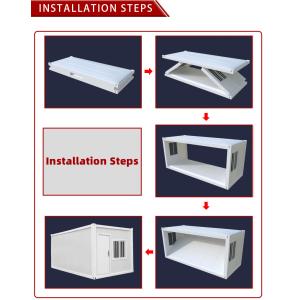 Modern Design Style Foldable Insulation Container House with Online Technical