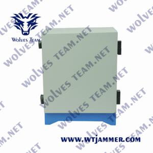 Bomb Waterproof Blocking 1000 meters all wireless signal Jammer fixed on wall