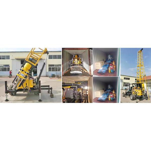 24hp Diesel Engine 400m Mud Pump Drilling Rig