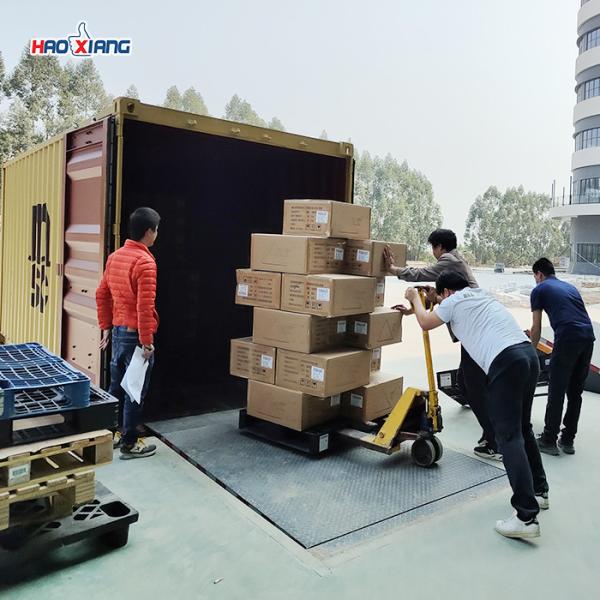 Quality 6T-20T Forklift Dock Plate Warehouse Dock Leveler With Push Button for sale