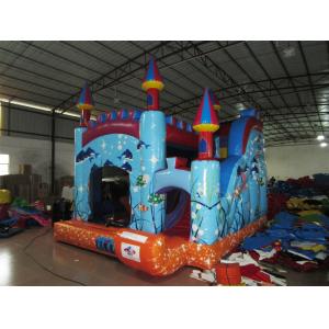 Digital Printing Commercial Inflatable Combo With Undersea Theme