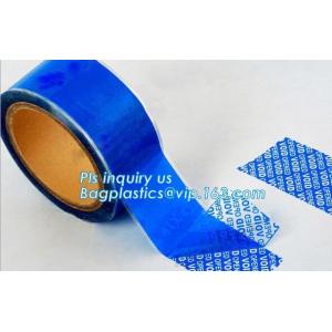 Tamper evident holographic label / Security Hologram VOID sticker,Antifake Logo