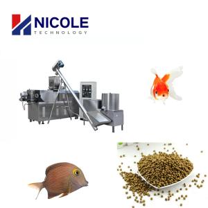Flexible Automatic Mini Fish Feed Extruder Machine 100 - 2000kg/H