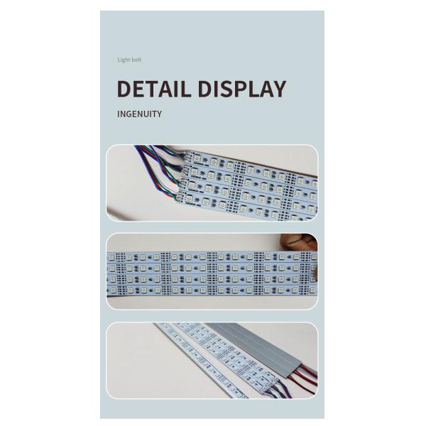 ROHS Approved LED Hard Strip 60 Lights 12V Colorful IP20 Non Waterproof