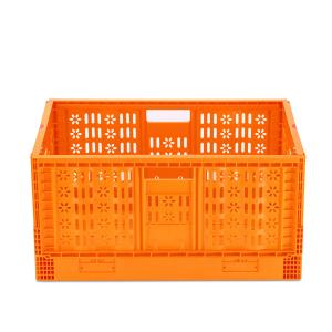 Wholesale Foldable Collapsible Mesh Crate for Snack Plastic Folding Tomato Basket Vegetable and Fruit Logistic Container from china suppliers