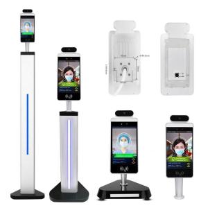 Auto Body Temperature Measurement Kiosks With Facial Recognition 8 Inch