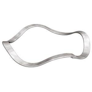 Wholesale MST Phosphor Copper / Brass Single Turn Overlap Wave Spring With Gold Plating / Powder Coated from china suppliers