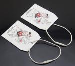 400gsm Custom Hang Tags With String With Beige Bullet String