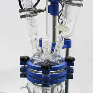 Customizable Lab Glass Reactor , Glass Batch Reactor Single Jacketed