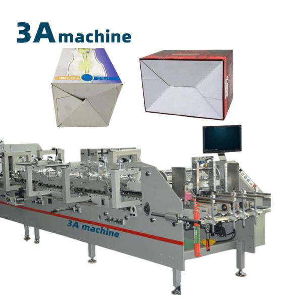 CQT 900YG-2 Pre-folded Bottom Lock Box Making Folder Gluer Machine for Food