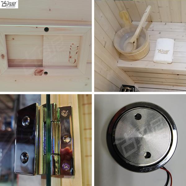 New Arrival Dry Solid Wood Wet Steam Sauna Room