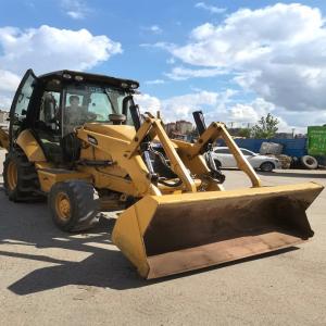 Second Hand Cat 420F Backhoe Loader Wheel Loader Used Catpillar 420F Backhoe