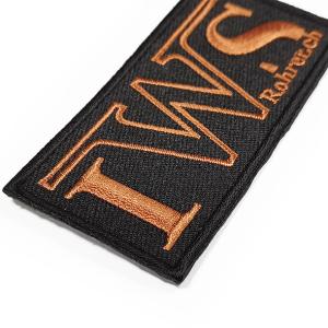 Baseball / Volleyball Iron On Embroidered Patches Durable Dry Cleanable