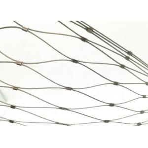 Wholesale Woven Type Stainless Steel Cable Mesh Fence For Zoo Enclosure And Animal Cages from china suppliers