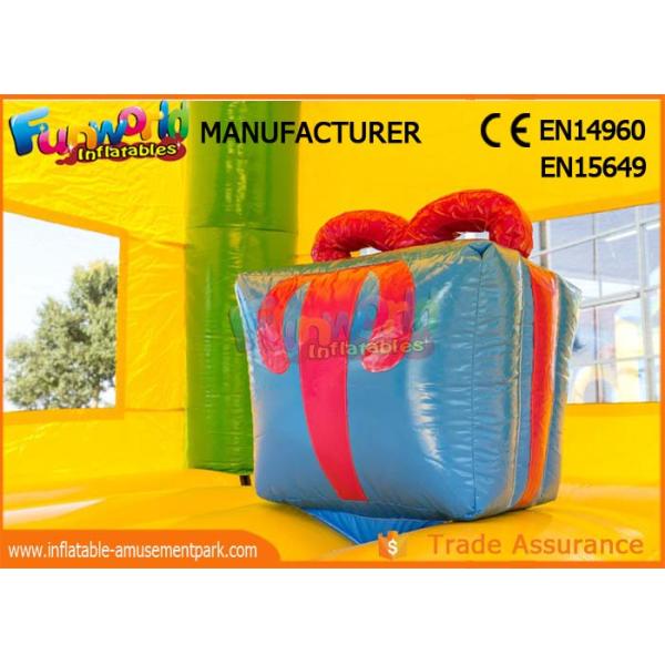 Tarpaulin Kids Bouncy Castles / Inflatable Bounce House For Party