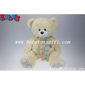 China Beige Happy Smile Plush Stuffed Teddy Bear As Kids Toy on sale
