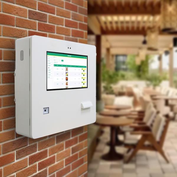 Quality All-Weather Self-Order And Payment Terminal 15.6/21.5" - Outdoor All-In-One Kiosk With Printer & QR Scanner for sale