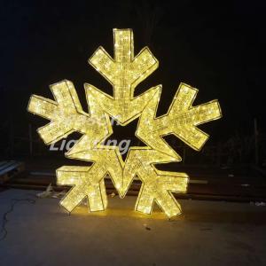 Buy cheap Large led lighted snowflakes from wholesalers
