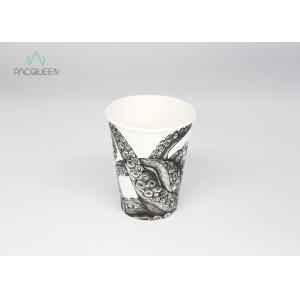 Single Wall Custom Disposable Paper Cups Full Range PE / PLA Coated